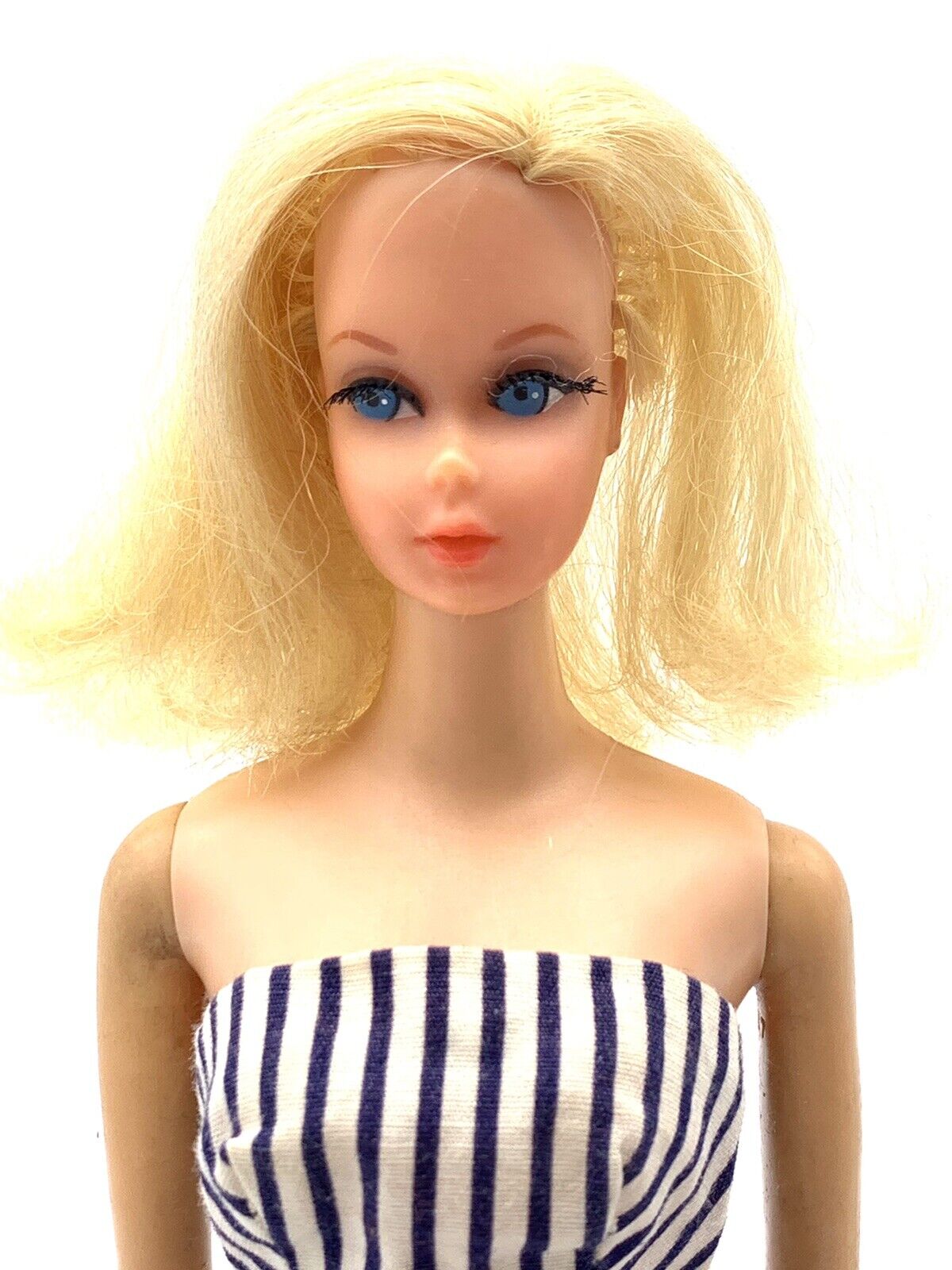 Vintage TNT Marlo Flip Barbie Doll Blonde Head On Original Straight Midge Body