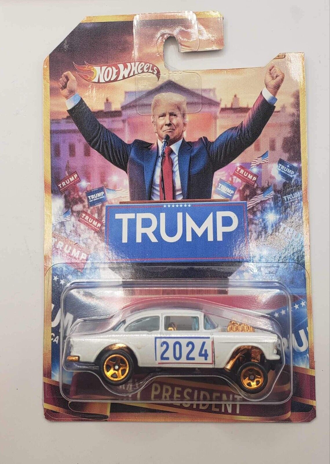 Hot wheels Custom made Donald Trump ,First 10 people buy gets 