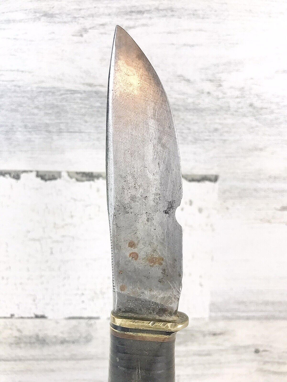 Vintage 1916 Marbles Fixed Blade Woodcraft Knife, With Original Sheath - U.S.A.