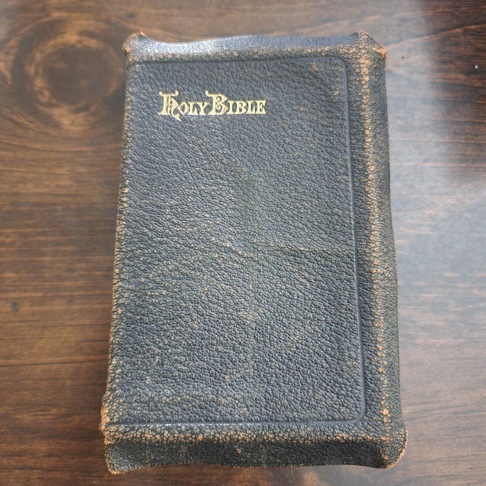 Antique Holy Bible 1922 Vintage American Bible Society Translated Orig Tongues