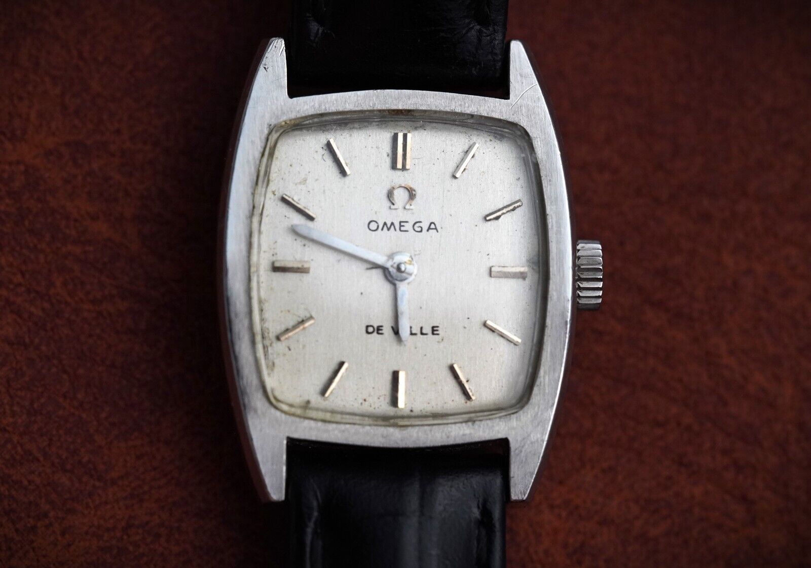 Omega De Ville Ref. 551.050 Vintage 1970s Stainless Steel Automatic Ladies Watch