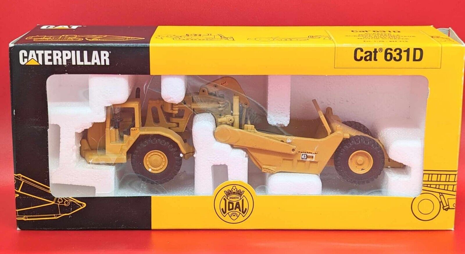 Joal diecast construction equipment Cat 631D Scraper 1:70 scale