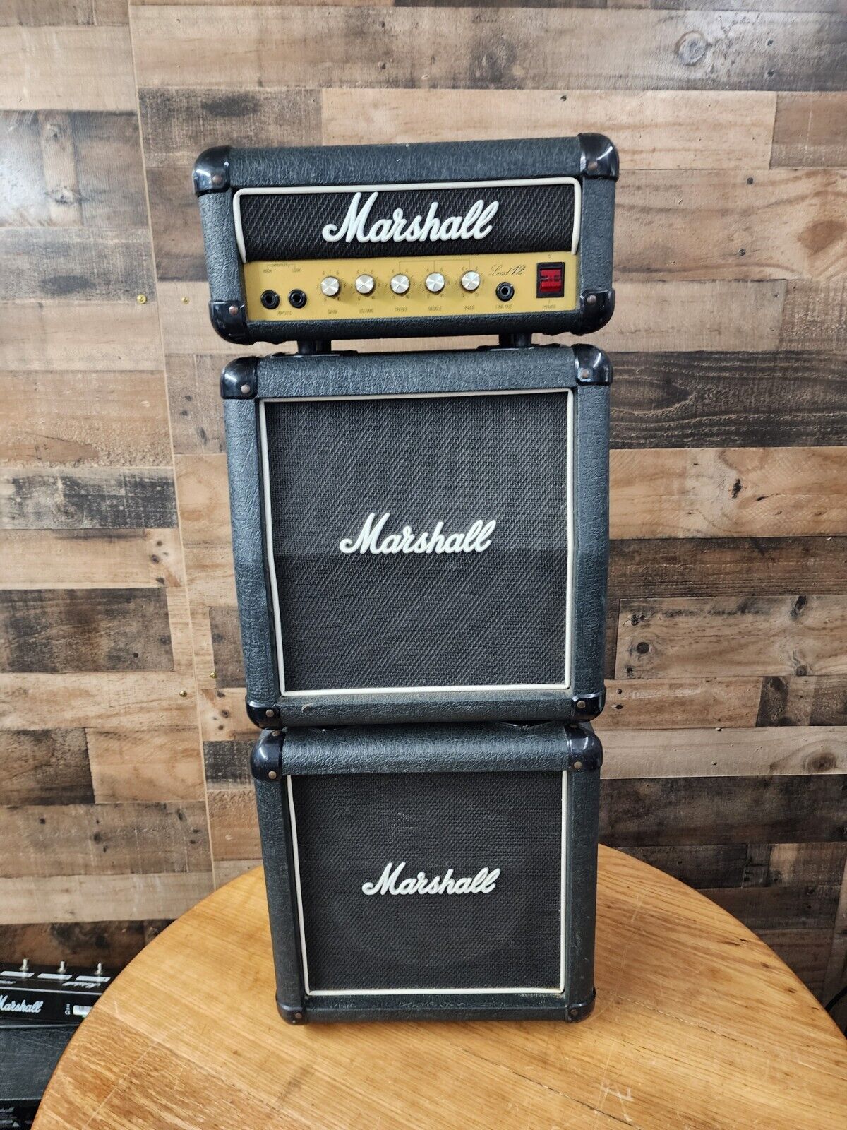 Vintage 1987 Marshall Lead 12 Full Stack Made In England