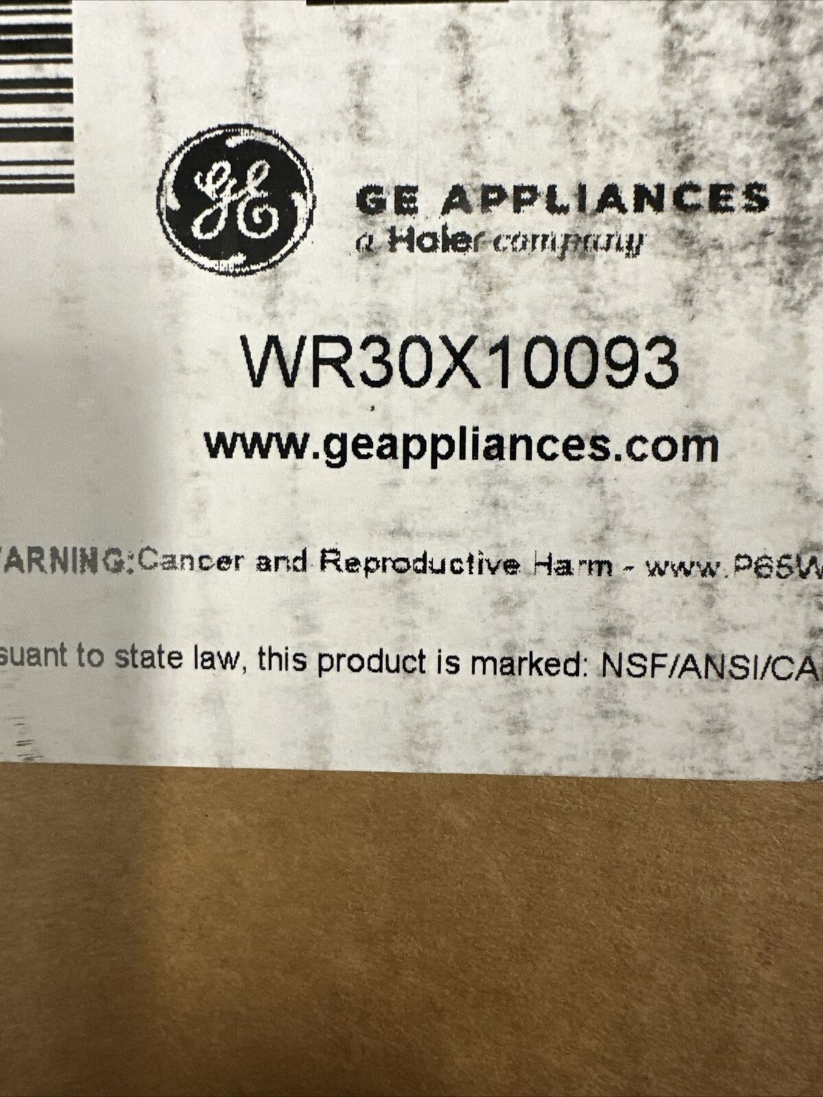 GE WR30X10093 Refrigerator Ice Maker Kit - White