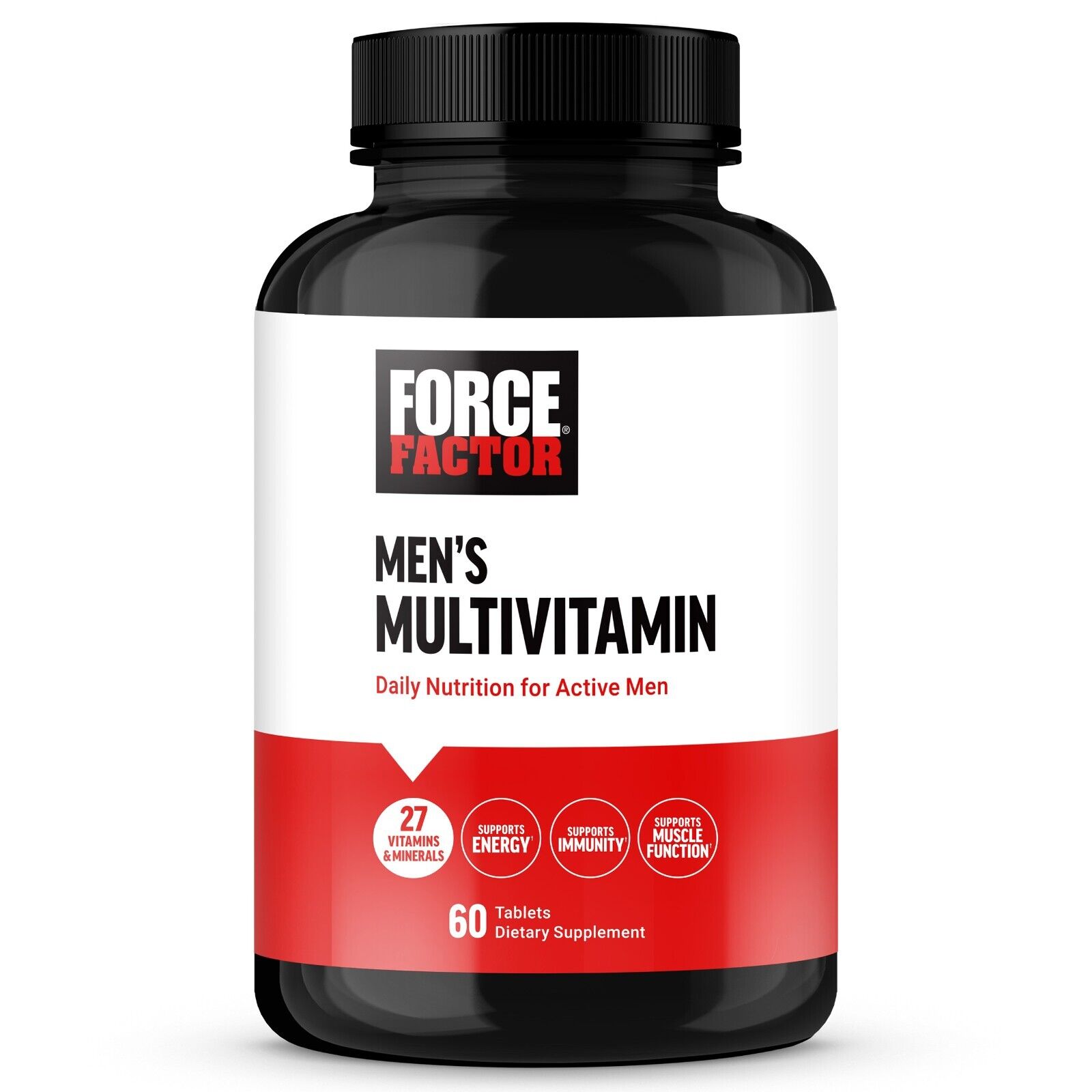 Force Factor Men’s Multivitamin Plus Amino Acids with 27 Vitamins & Minerals