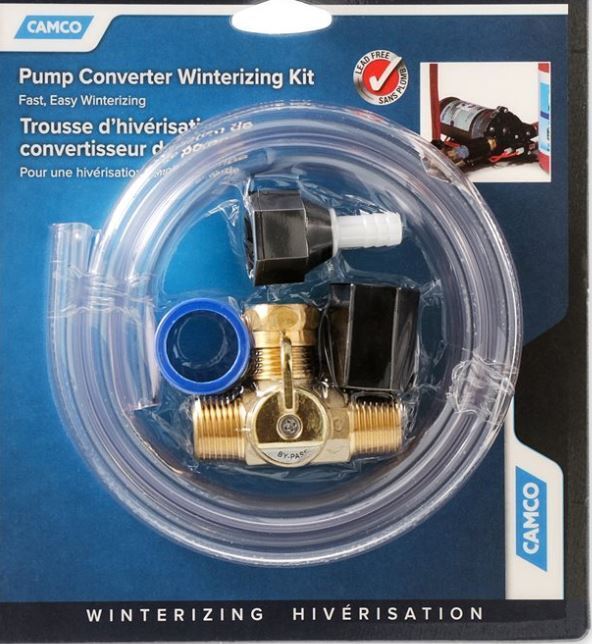 Camco 36543 RV Winterizing Water System Antifreeze Pump Converter Kit Camper RV