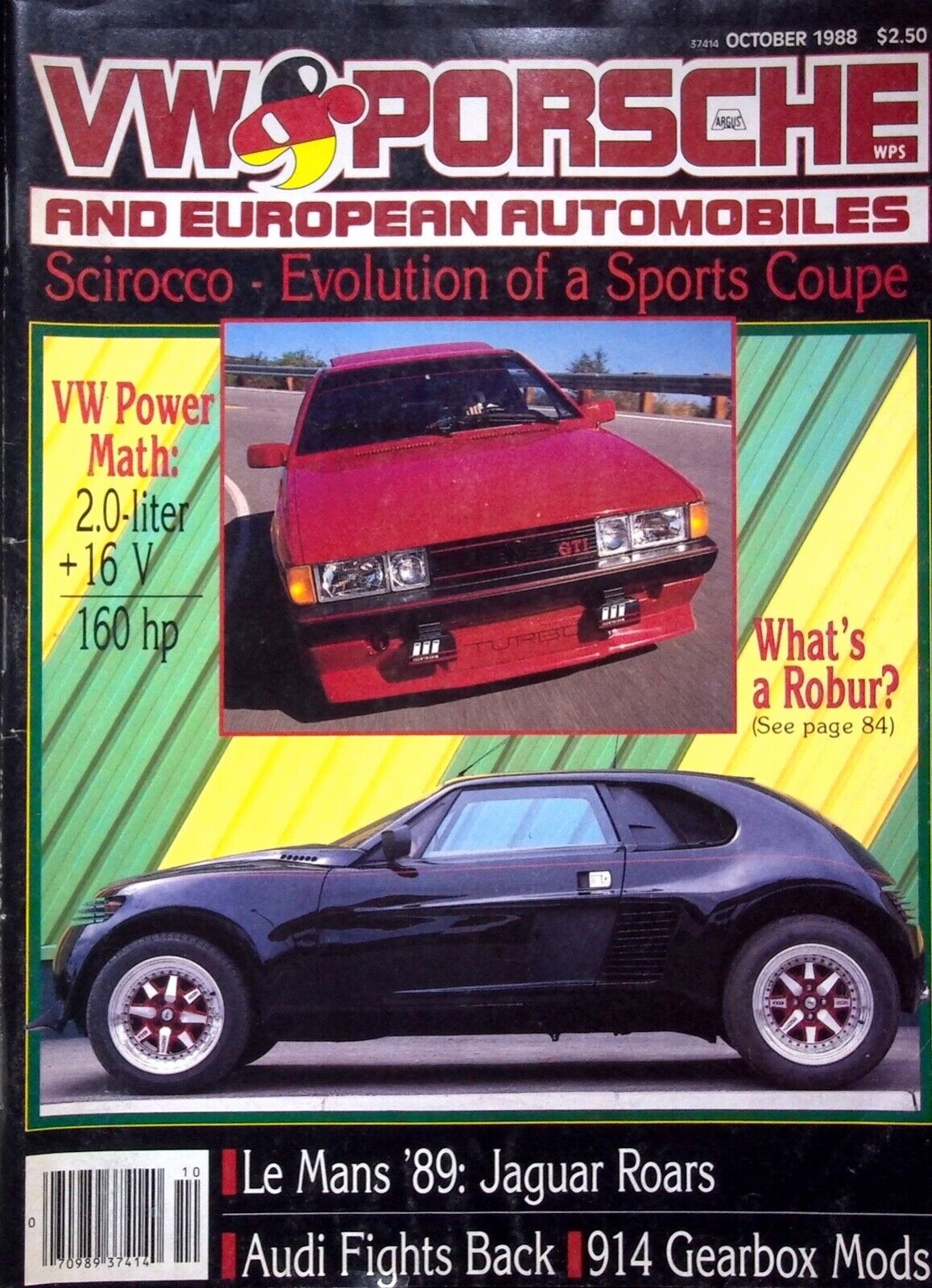 VINTAGE LE MANS - VW & PORSCHE MAGAZINE, 1988 OCTOBER