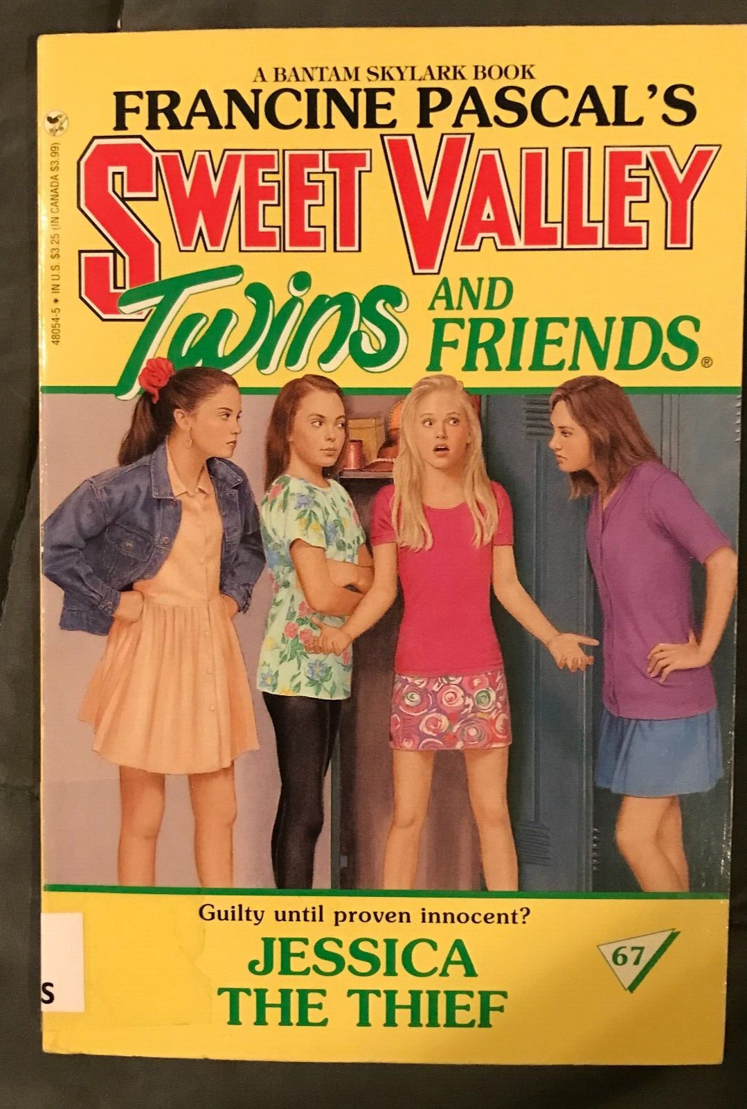 Jessica the Thief #67 SWEET VALLEY TWINS (Francine Pascal, 1993) preteen series