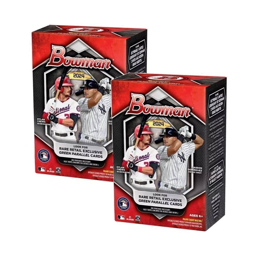 2024 Bowman Baseball Factory Sealed Blaster Boxes (2 Boxes Lot) 