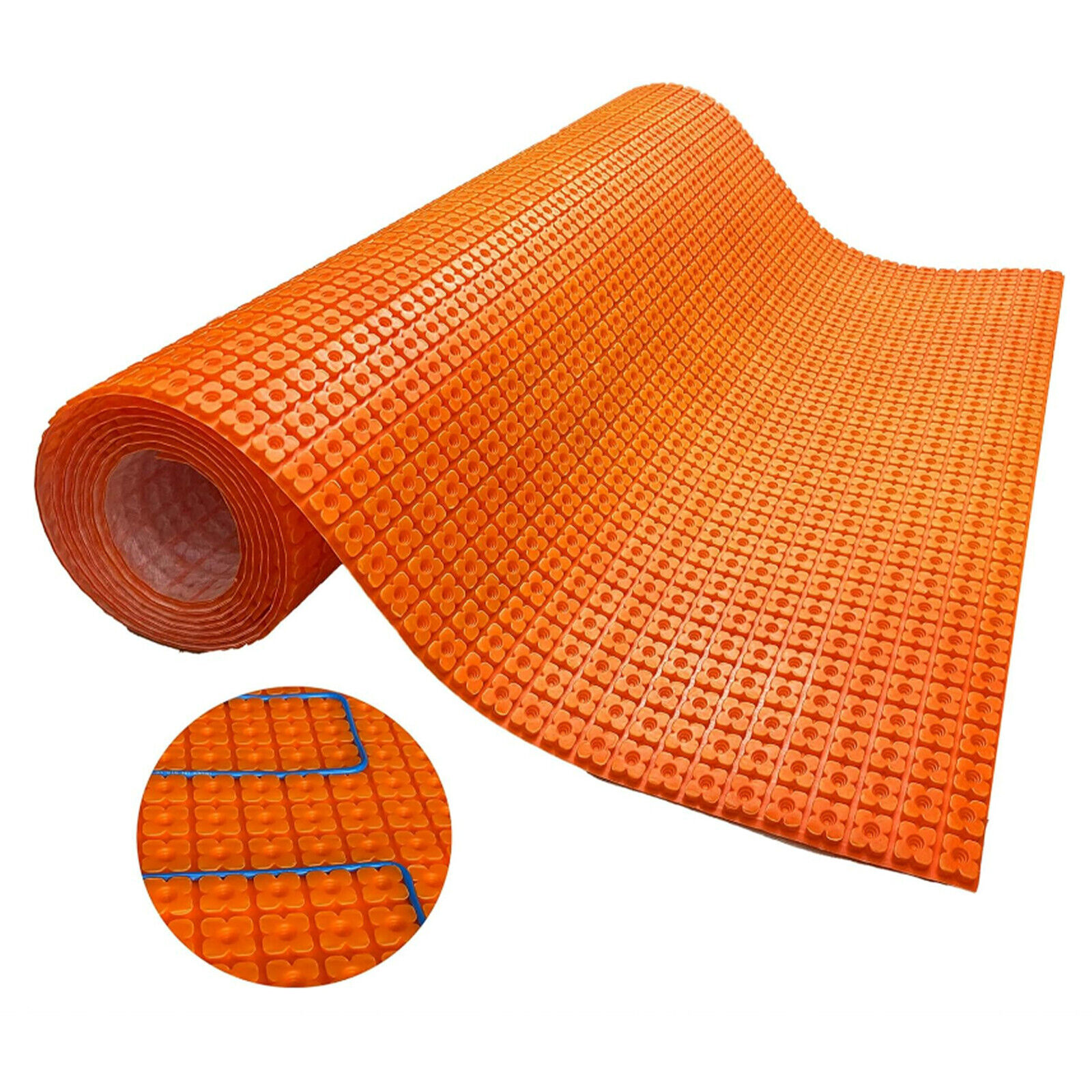 MAXKOSKO Heating Cable Underlayment Membrane, Uncoupling Heated Floor Mat