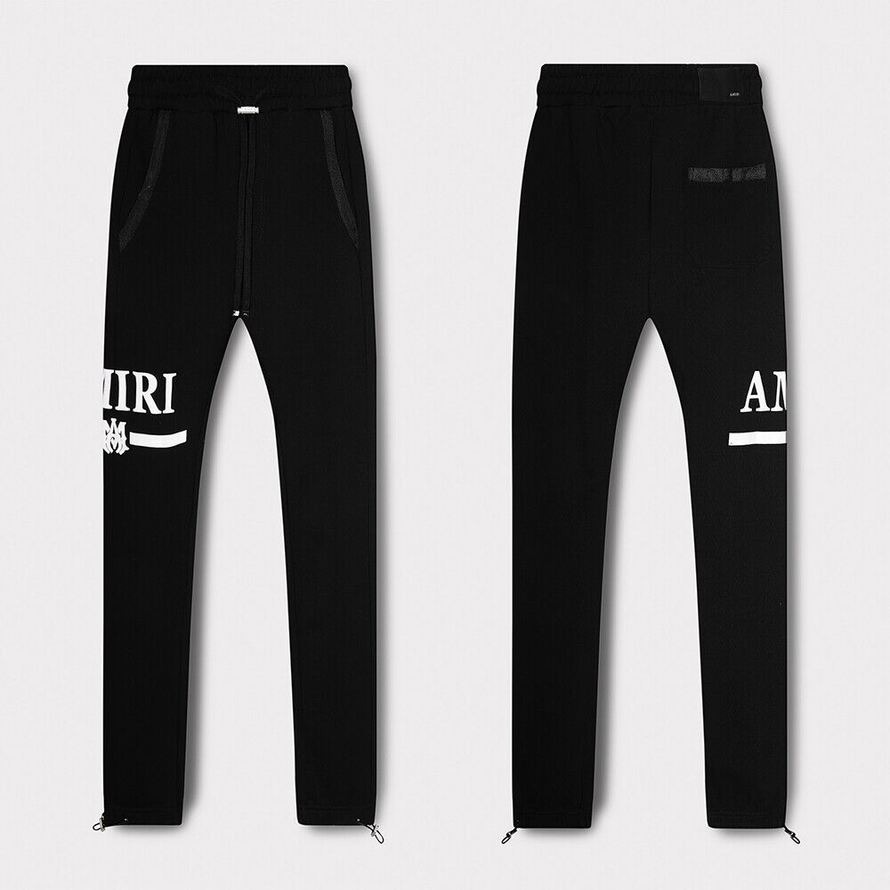 New Joggers Sweatpants Men's Casual Slim-Fit With Zippers On Pockets AM8807