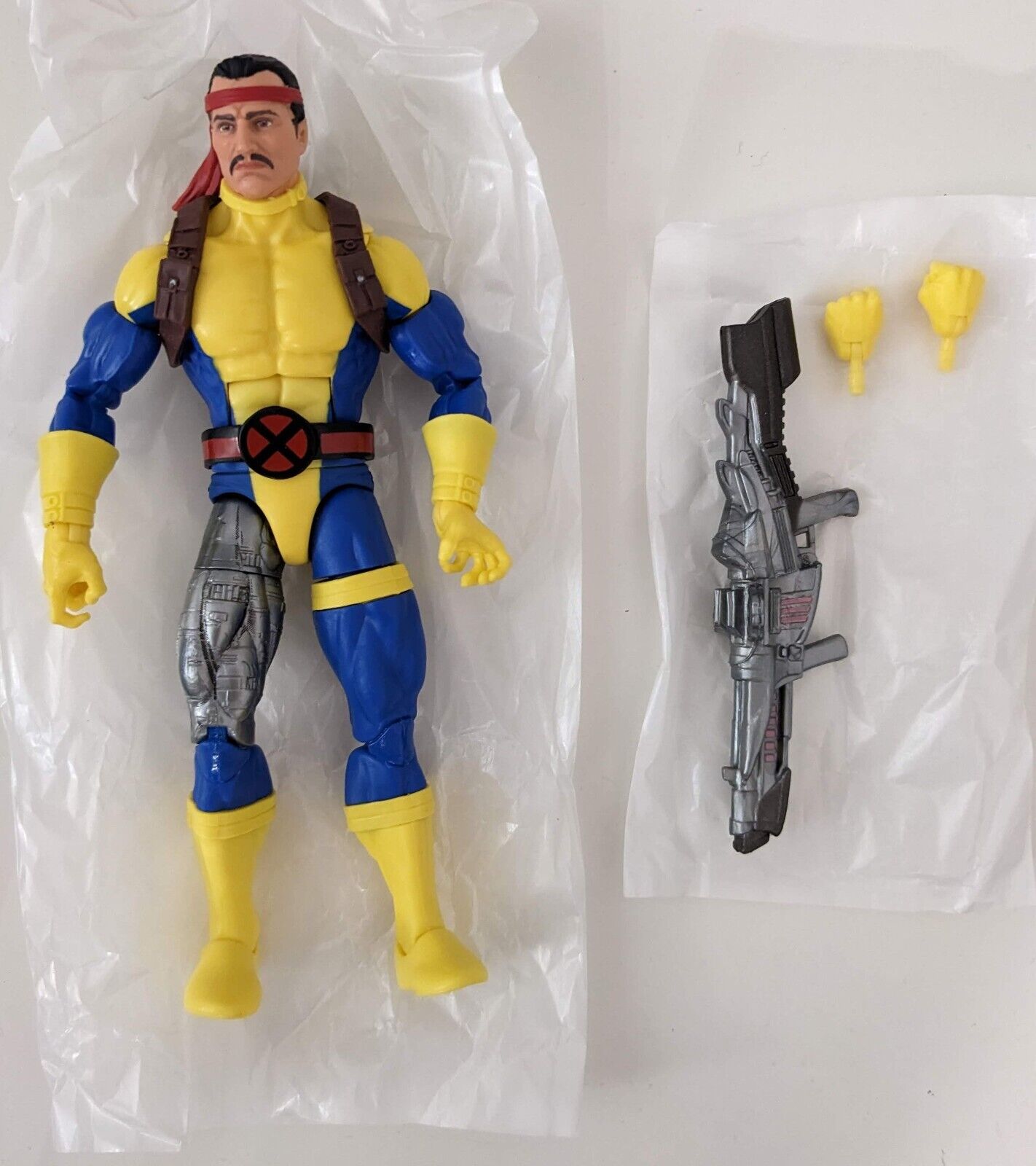 SHIPS TODAY - Marvel Legends FORGE FIGURE (60th 3 Pack 2023 Blue Yellow Jim Lee