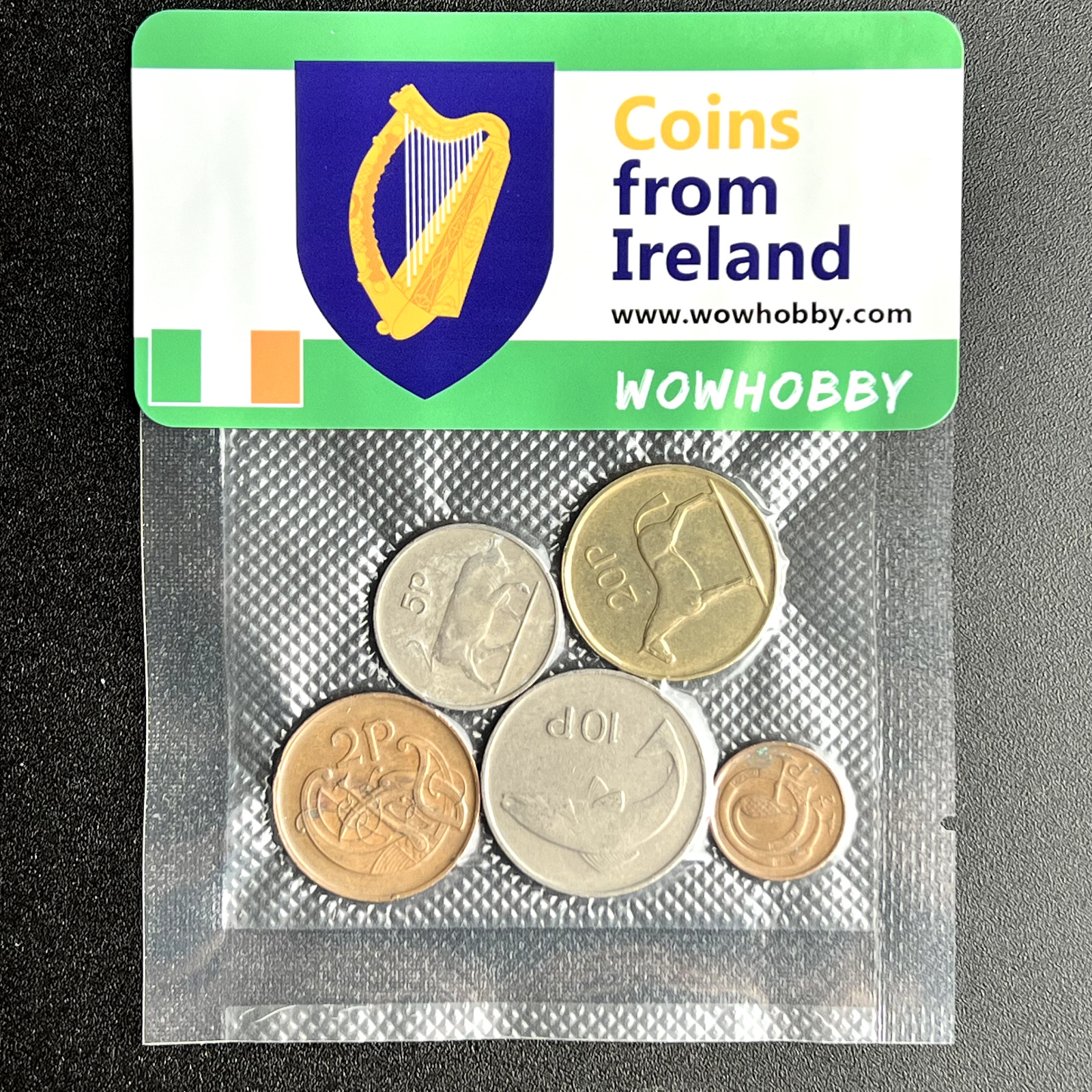 Irish Coins: 5 Unique Random Coins from Ireland for Coin Collecting