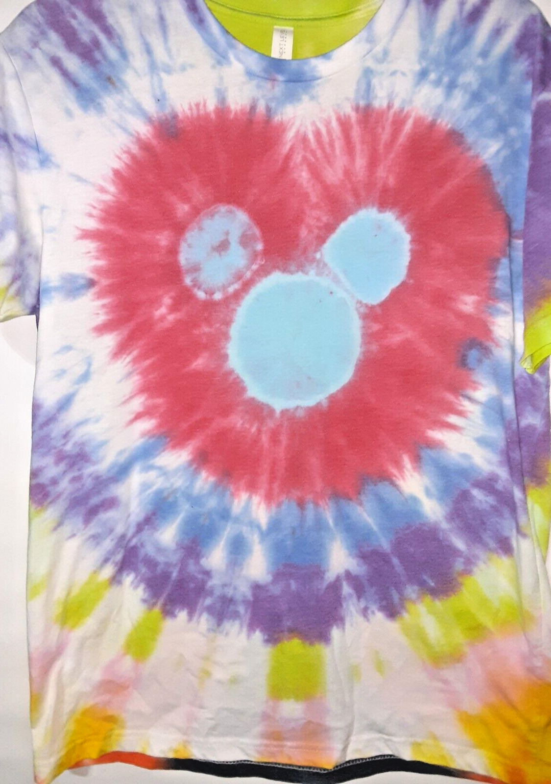 Vtg Mickey Mouse MEDIUM Tie-Dye T-Shirt One of a Kind 