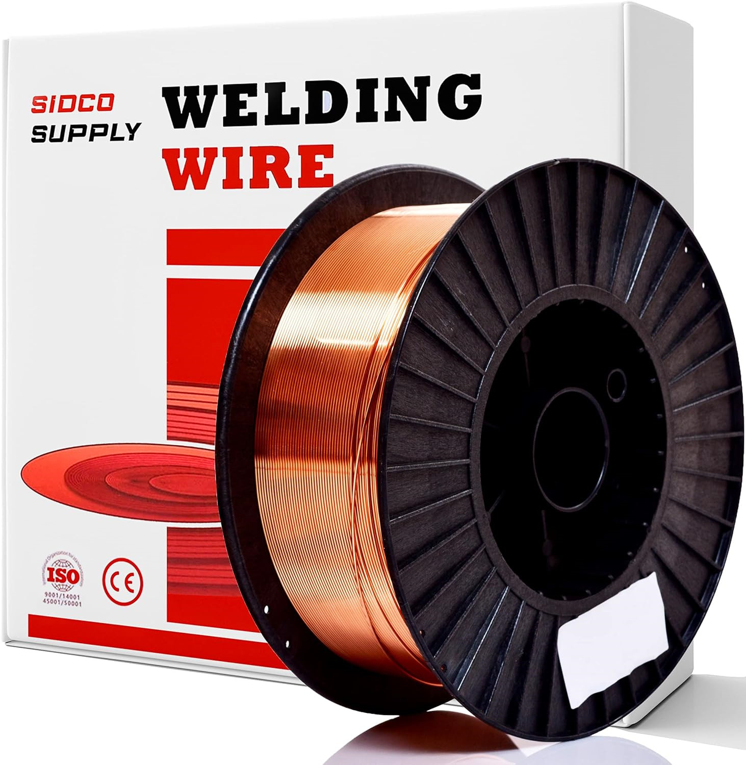 Sidco Supply Solid MIG 0.35 Welding Wire - ER70S-6 MIG Wire - 0.35 Inch 11LB ...