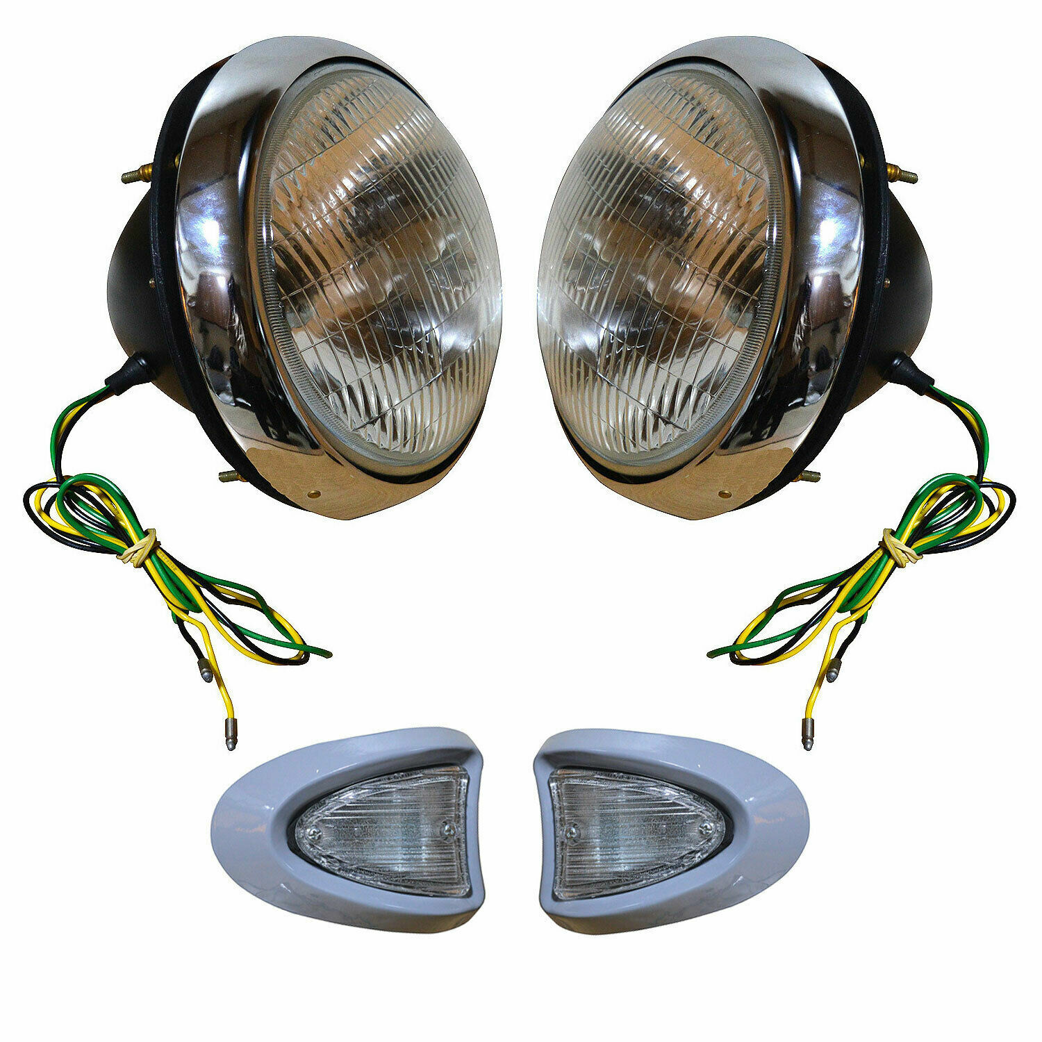Vintage Headlamp with Side Indicator Suitable Bedford Series TJ J J0 J1 J2 J3