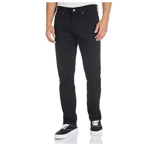 Lee Men's Regular Straight 5-Pocket Jeans - Black Onyx
