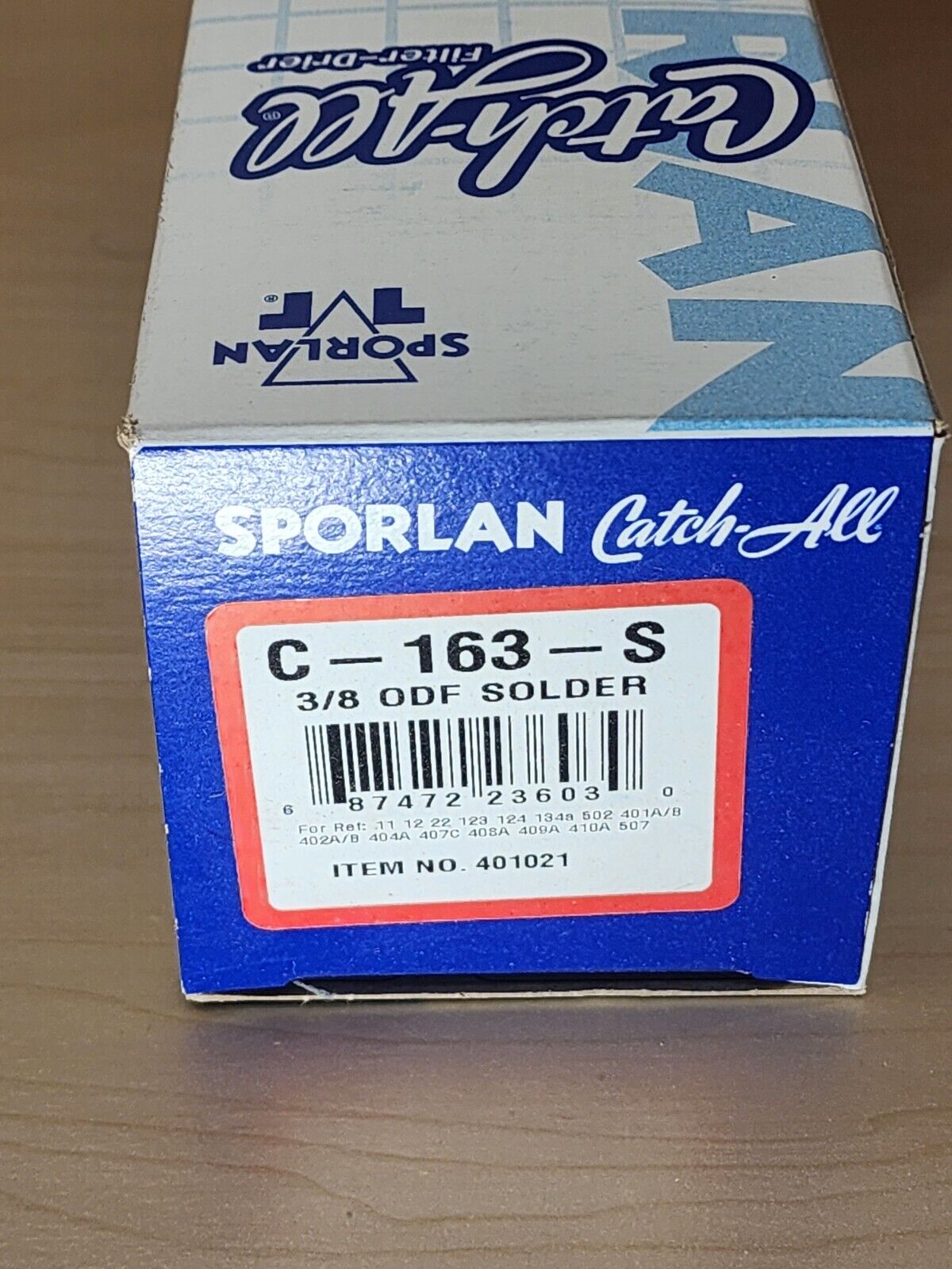 Sporlan 401021 C-163-S Filter Drier, sealed, 3/8