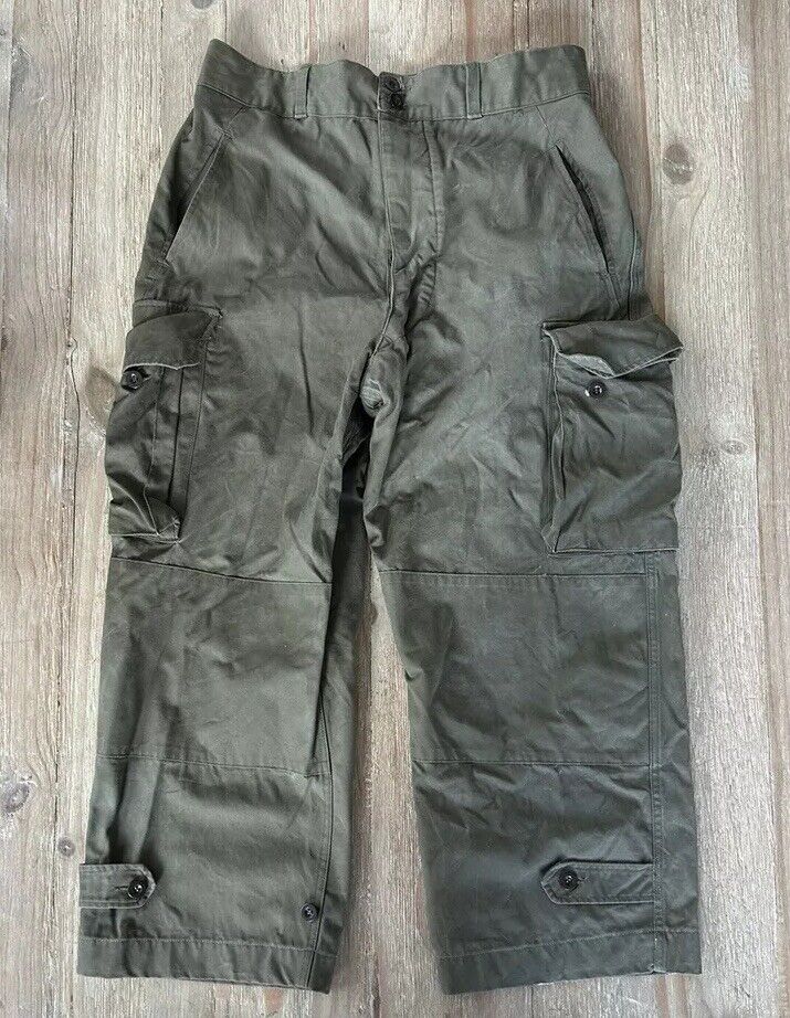 Vintage French Army M-47 Cargo Pants *35 *see Description