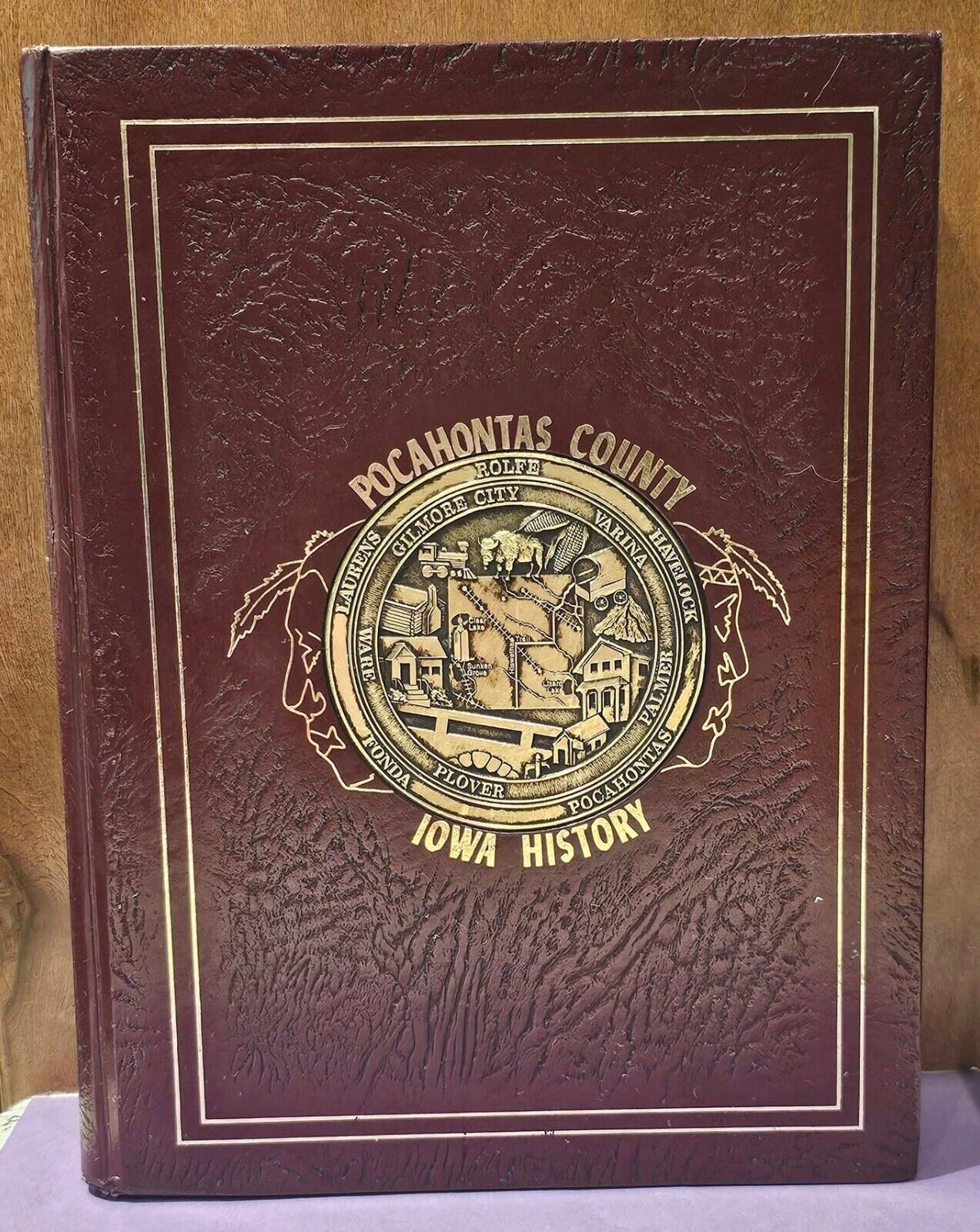 1982 Pocahontas County Iowa History Genealogy Hardback 774 Pages EUC