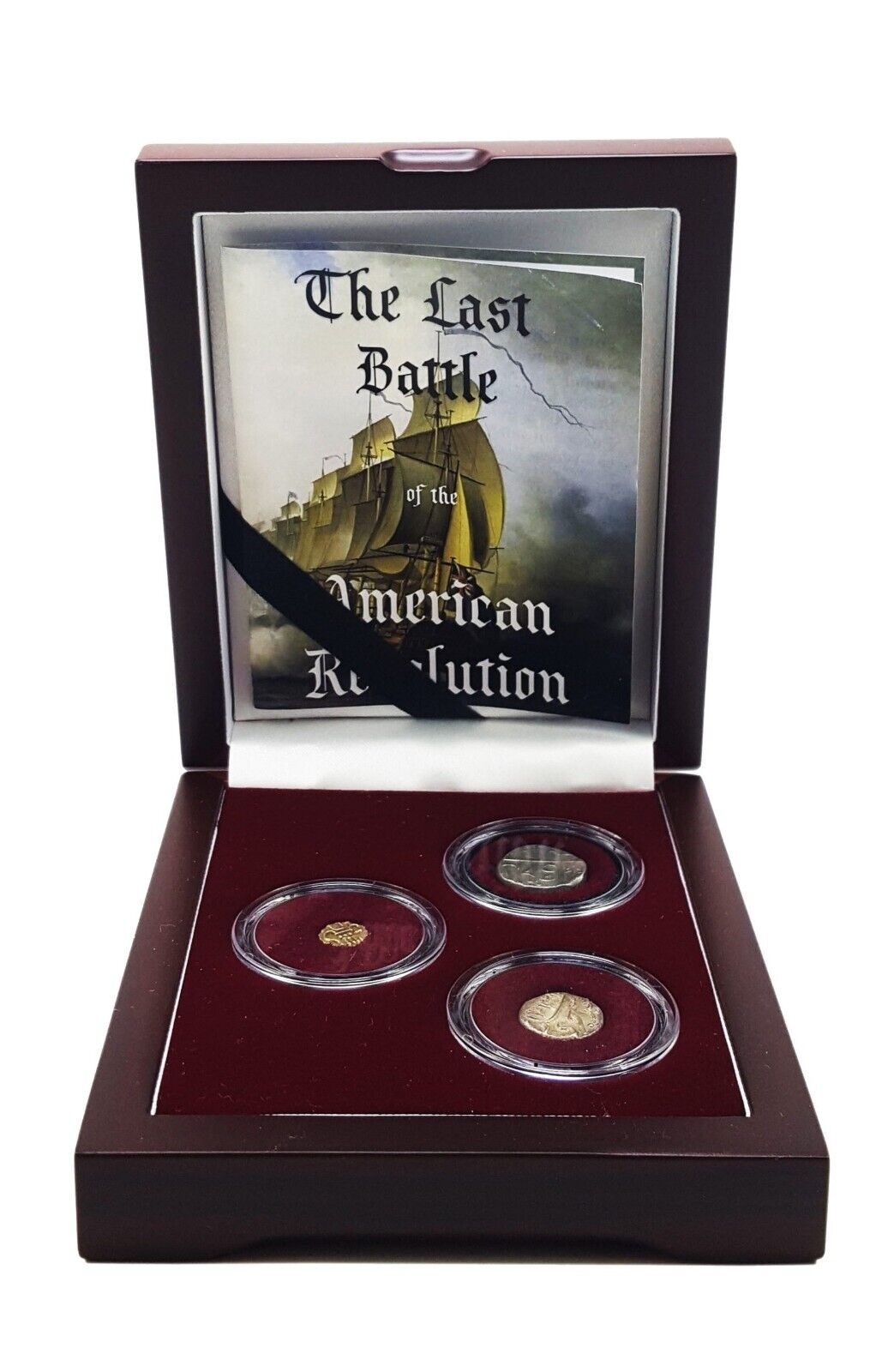 American Revolution Colonial Era Coin Deluxe Wood Box Set