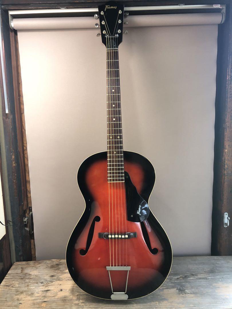 Framus studio 5/51 60\'s archtop guitar red