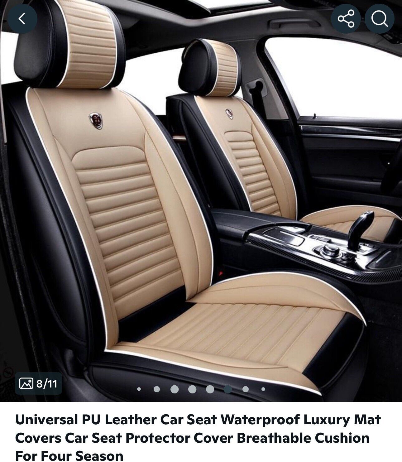 Universal Full Leather Set Luxury PU Leather Also Waterproof