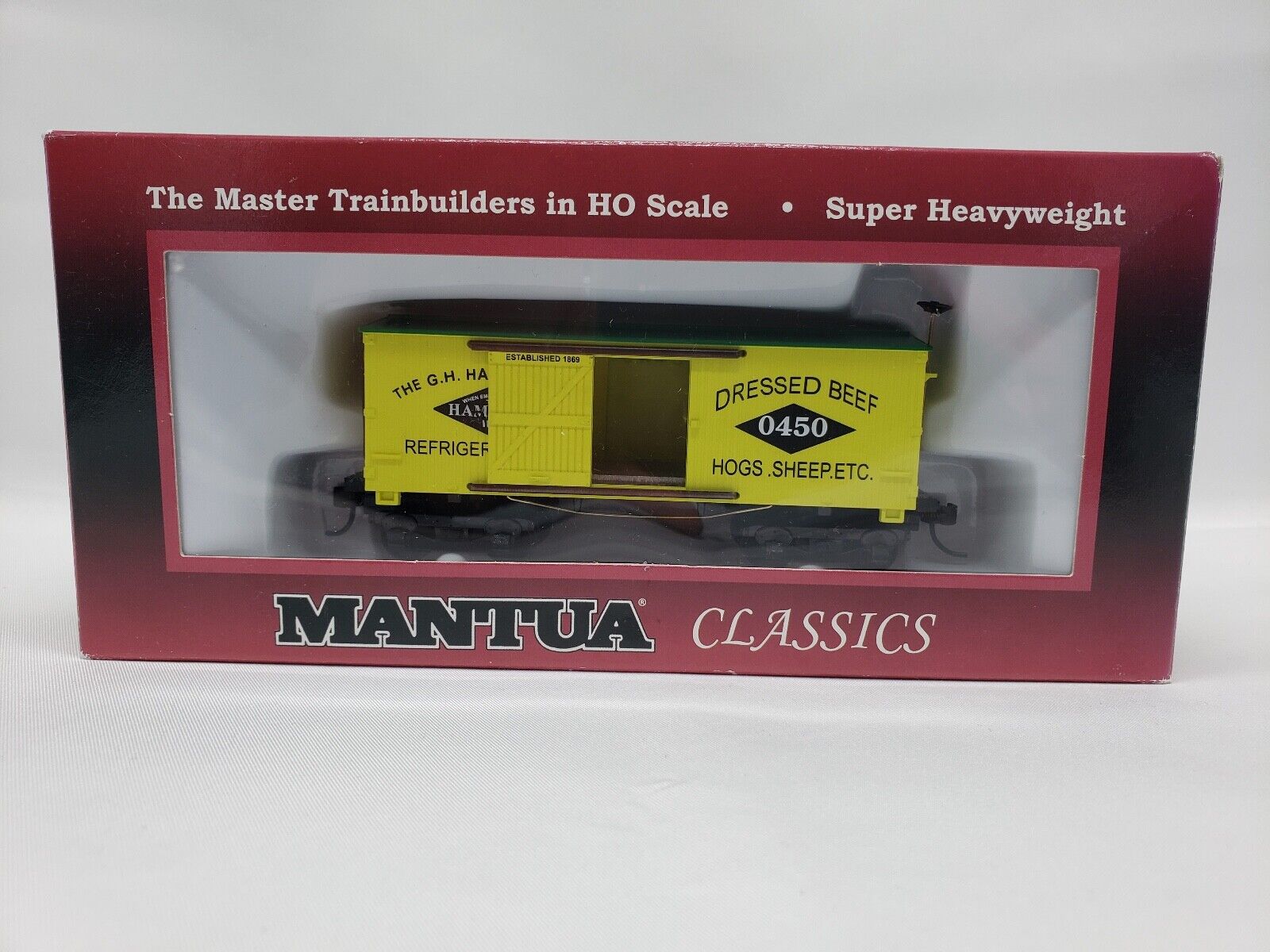 Mantua Classics Master Train builders in HO Super Heavyweight rp-25 wheels