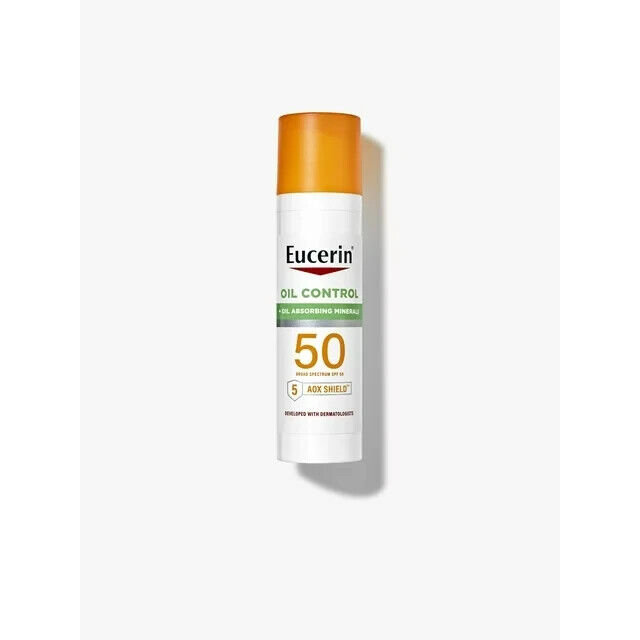 Eucerin Oil Control Face Sunscreen Lotion SPF 50 - 2.5oz - EXP 05/25