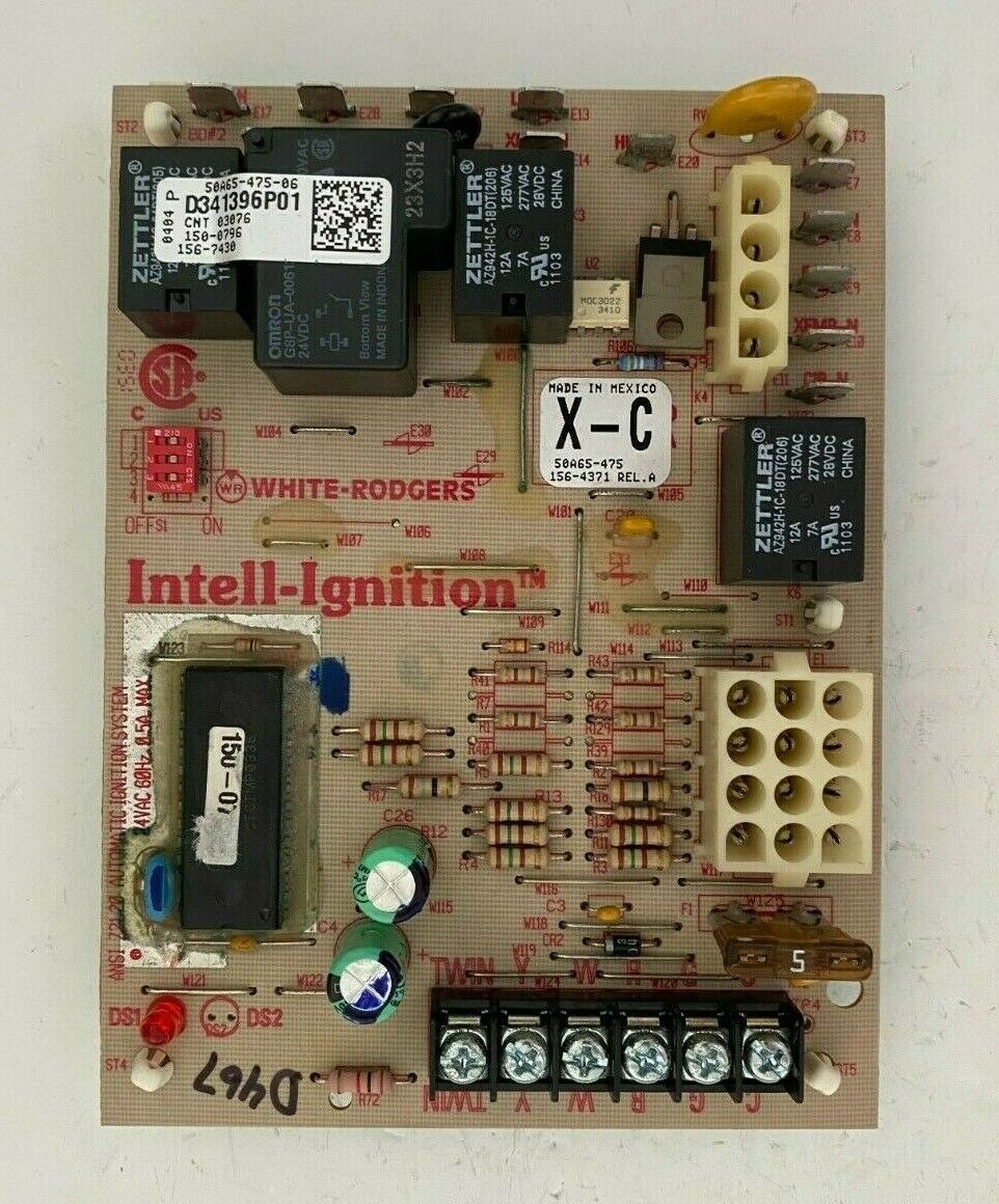 Trane D341396P01 White Rodgers 50A65-475 Furnace Control Circuit Board used#D467