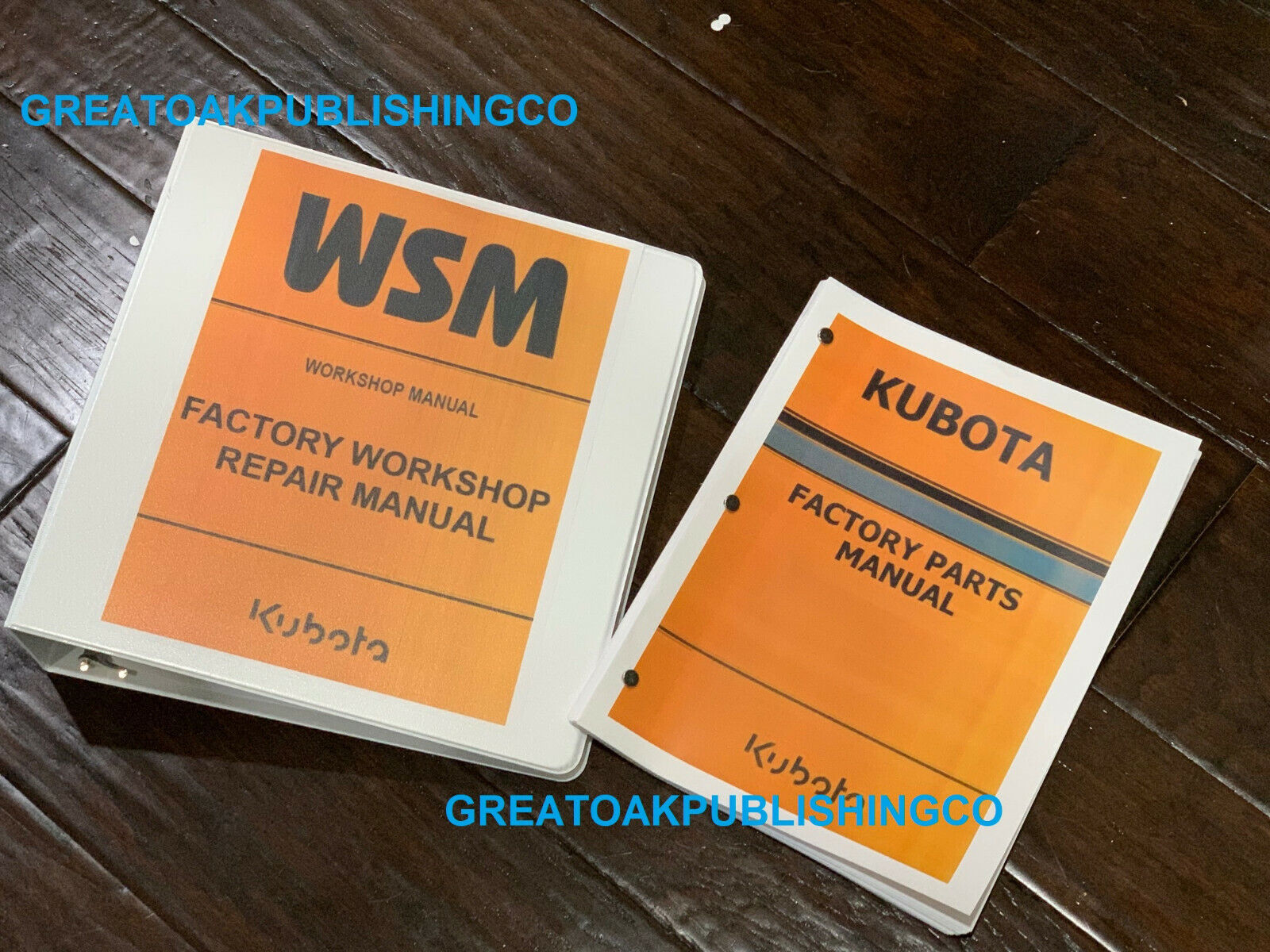 Kubota LA1153  Tractor Workshop Service Manual & parts binder printed