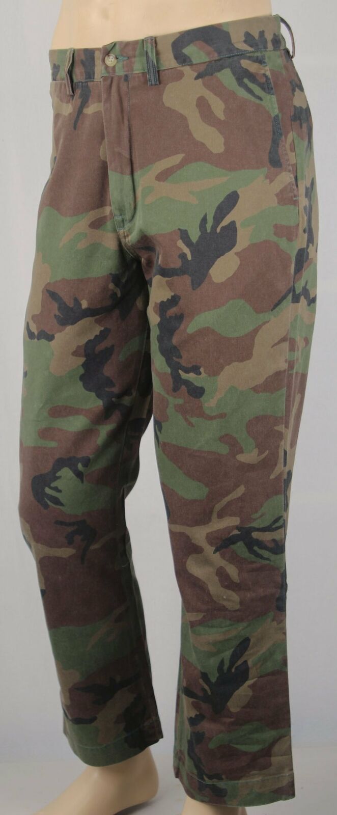 Polo Ralph Lauren Camouflage Camo Classic Fit Flat Front Pants NWT