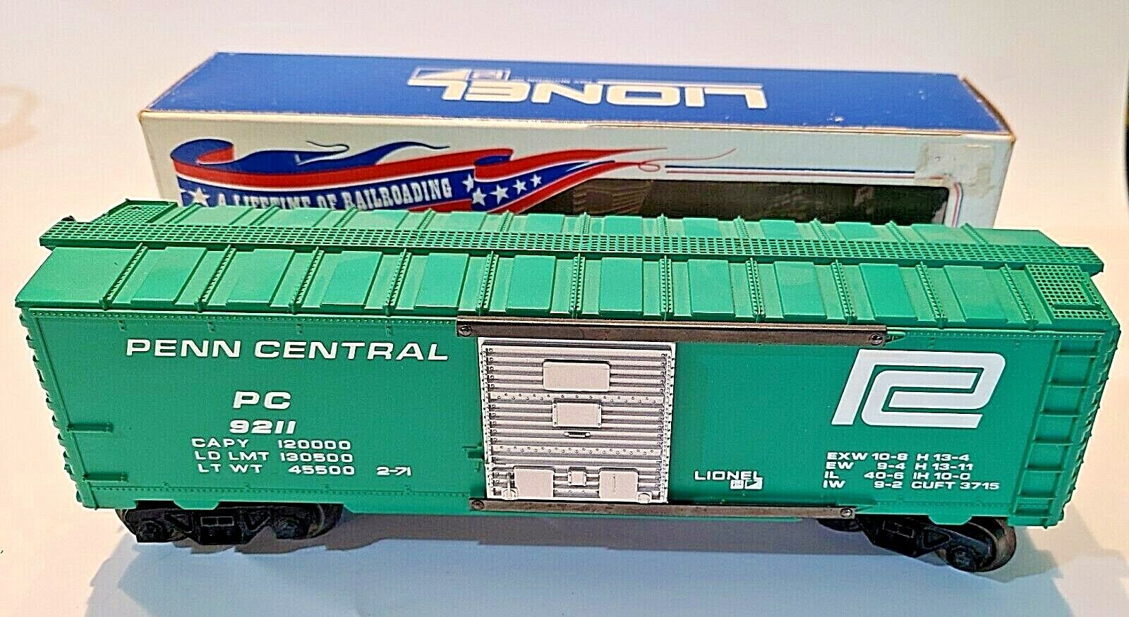 Lionel 6-9211 Penn Central Boxcar w/ Box