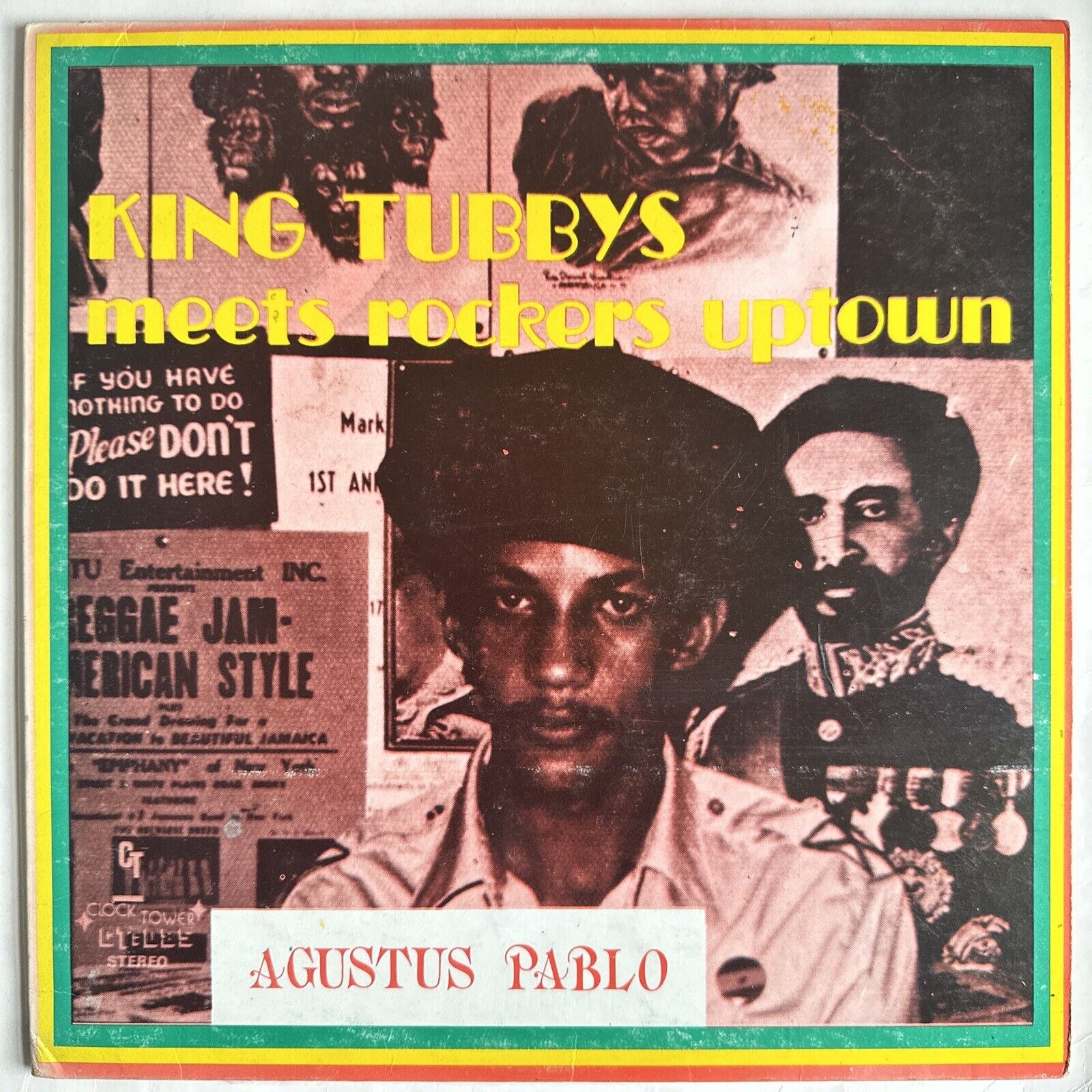 AGUSTUS PABLO KING TUBBYS MEETS ROCKERS UPTOWN VINYL LP YARD MUSIC 1976 ORIG EXC