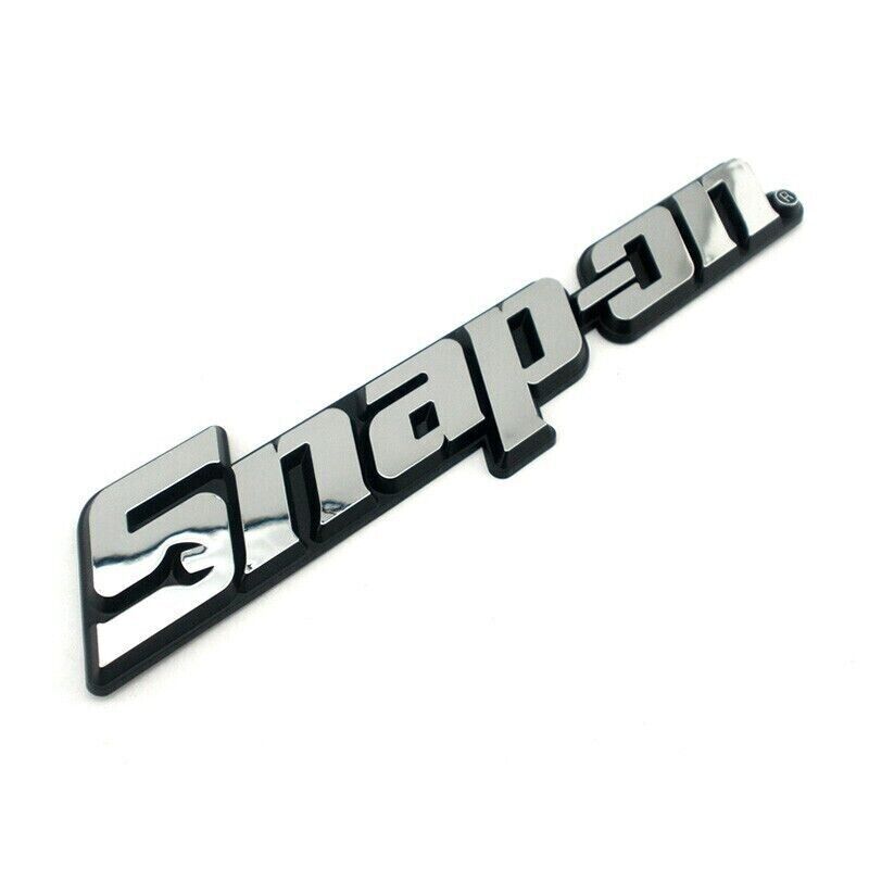 SNAP-ON TOOL BOX LOGO EMBLEM Chrome Silver Badge Decal 8\