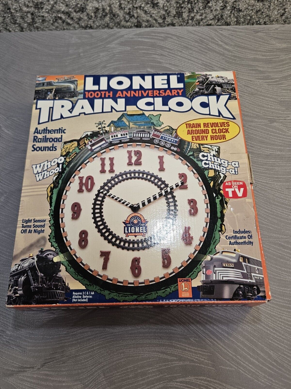 Lionel 100th Anniversary Train Clock (7183)