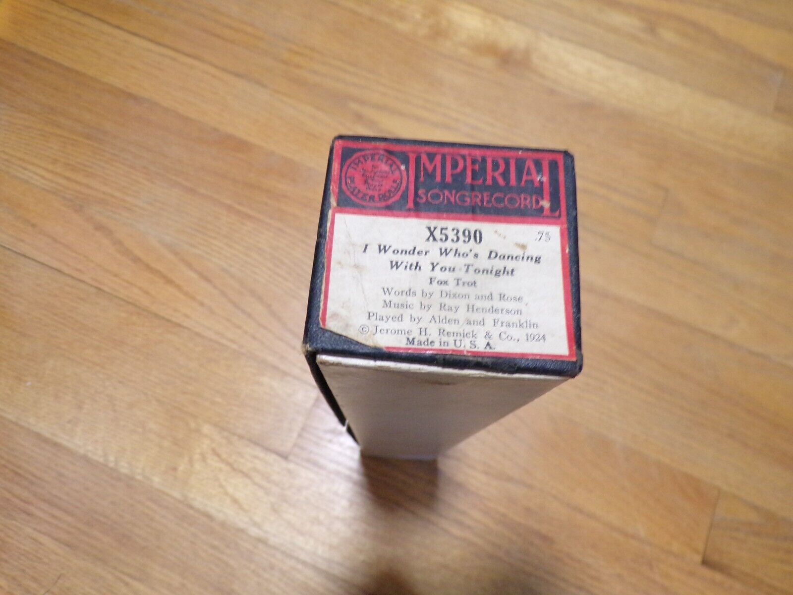 ** Vintage***Imperial Player Piano Rolls (LOT OF  6) 