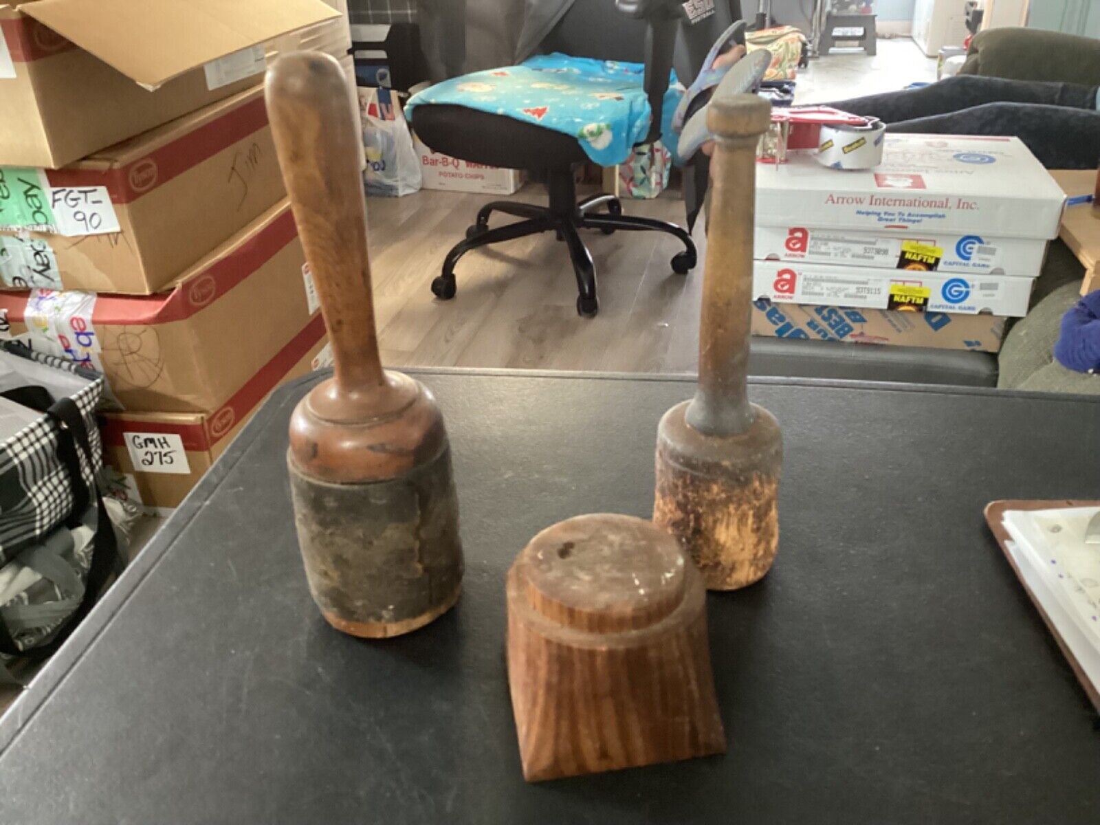 3 Vintage Wood Items
