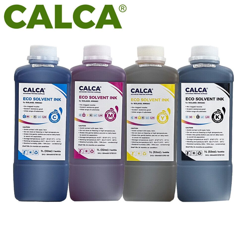 CALCA 4L Compatible Roland ECO Solvent Ink CMYK/pack