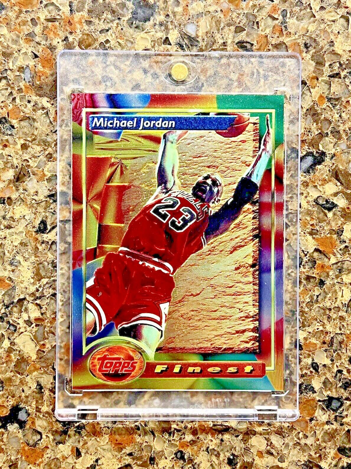 Michael Jordan 1993-94 Topps Finest #1 Chicago Bulls HOF Rare Gem Mint