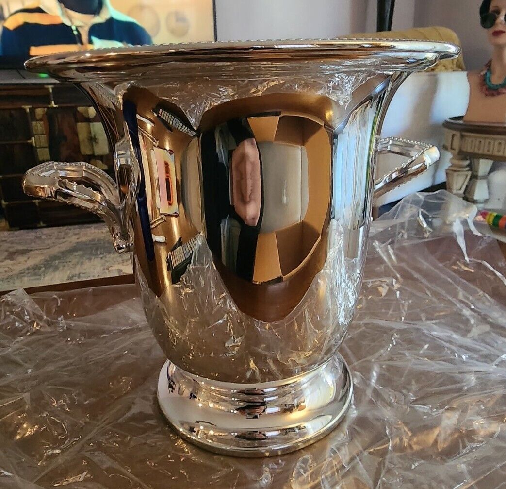 Towle silverplate regency style antique Wine/ champagne bucket T8666695