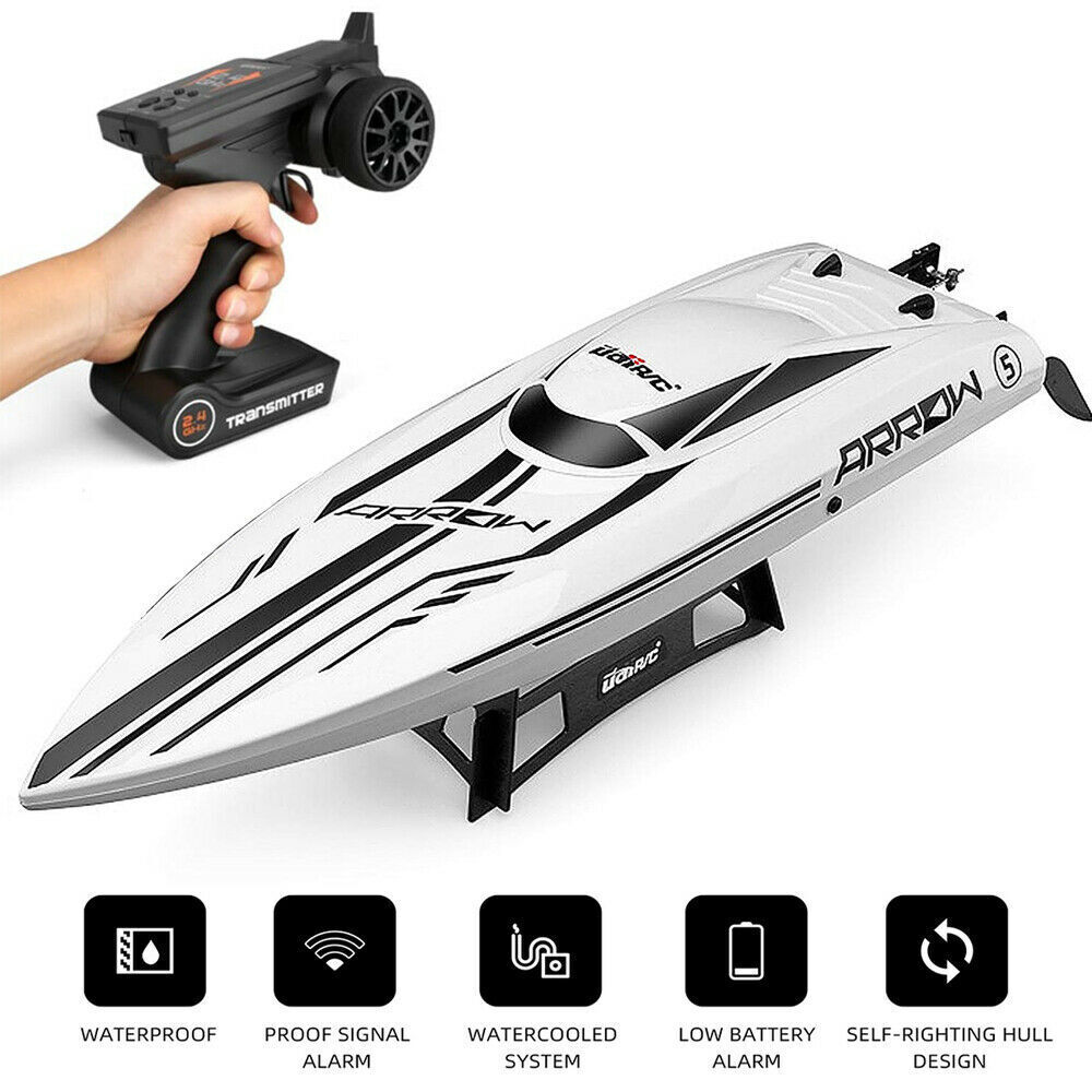 UDIRC RC Boat Brushless 30+MPH Electric Racing Boat UDI005 Hobby RTR Adults Kids