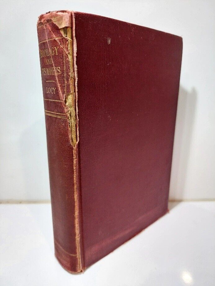 Antique 1924 - Biology and Its Makers by William A. Locy, Ph.D., Sc.D. 