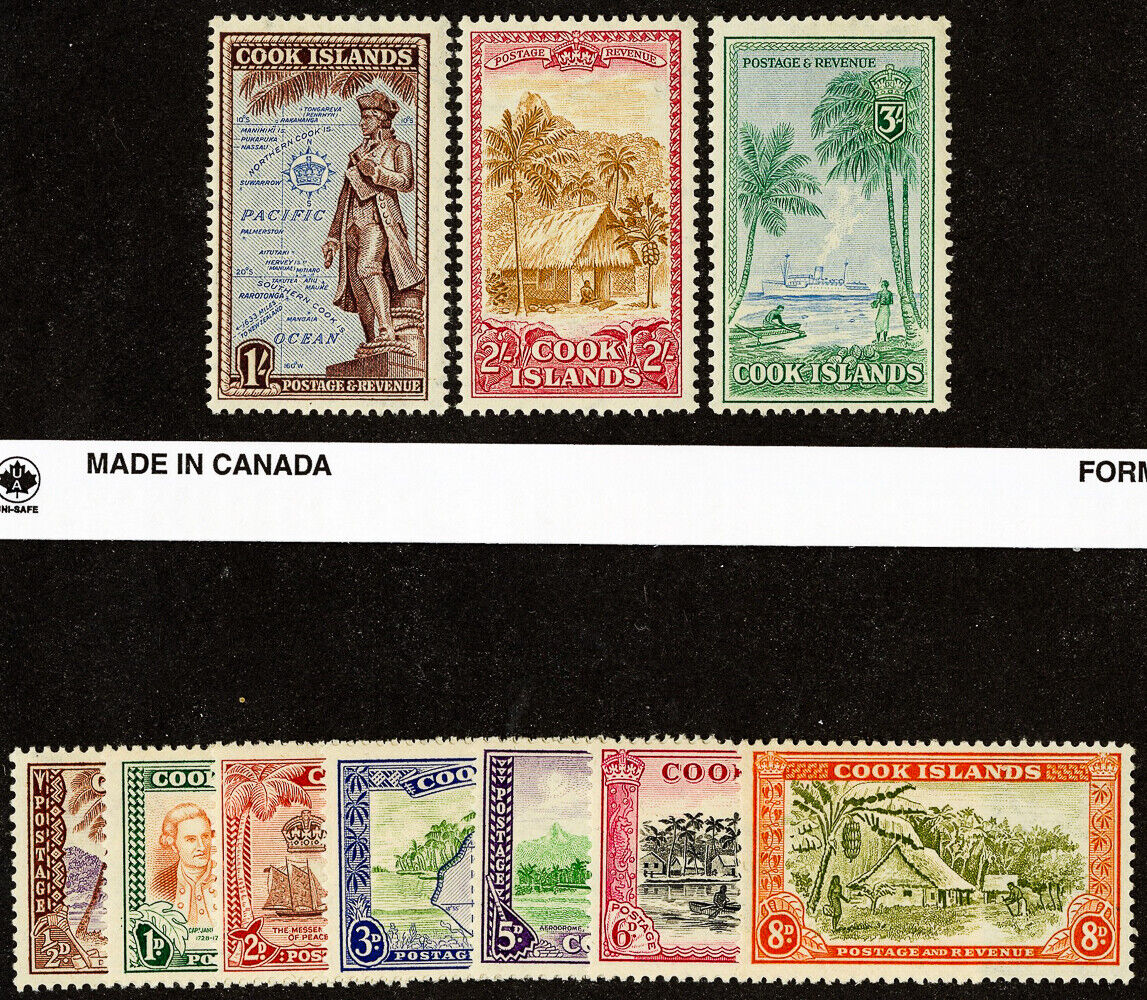 Cook Islands Stamps # 131-140 MLH VF Scott Value $46.40