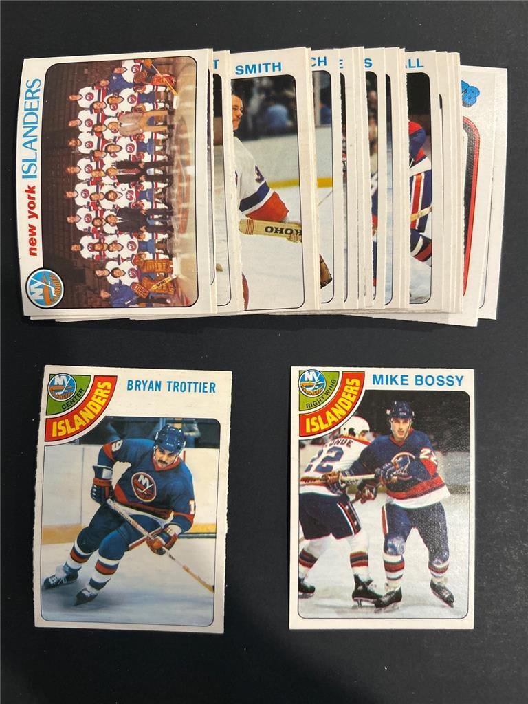 1978-79 OPC O-Pee-Chee New York Islanders Team Set 25 Cards NM/MT+ Mike Bossy RC