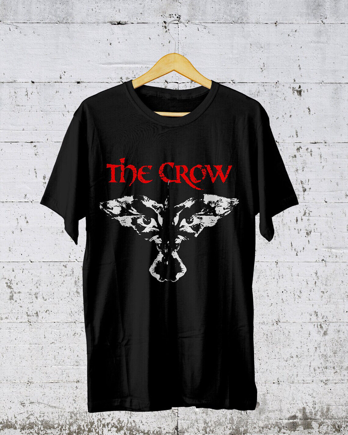 Vintage The Crow 90s Movie Black T-shirt FT40873