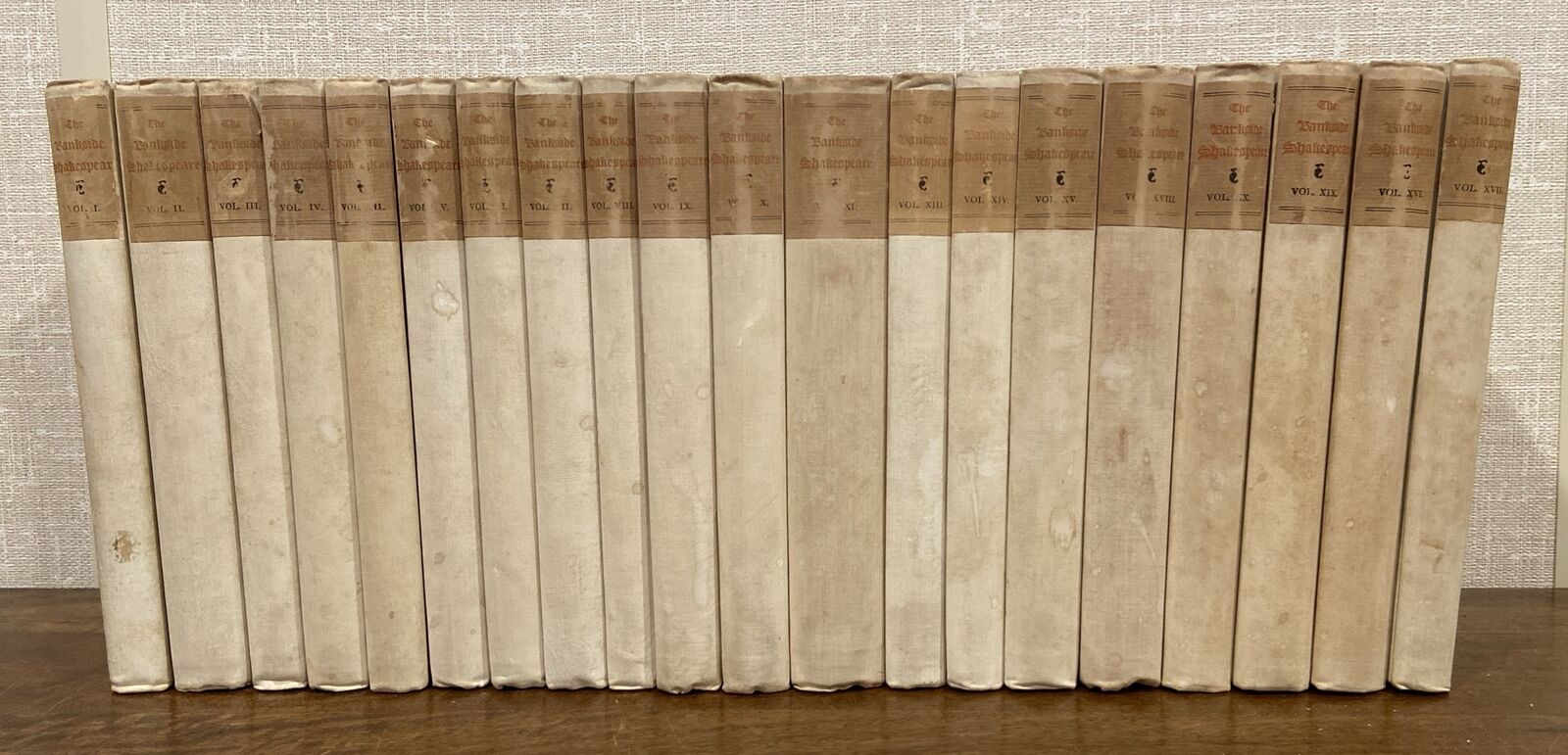 Early 1880s Set Of The Bankside Shakespeare Books - 20 Volumes - Shakespeare