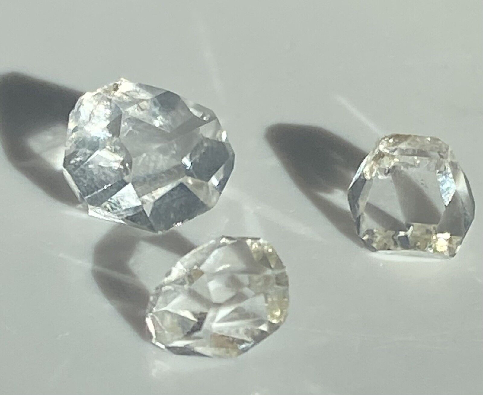 Set Herkimer Diamonds - Hand dug in NY - Great Jewelry Material