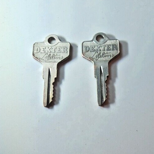 2 Vintage Dexter Lifetime Keys Pair  N637A