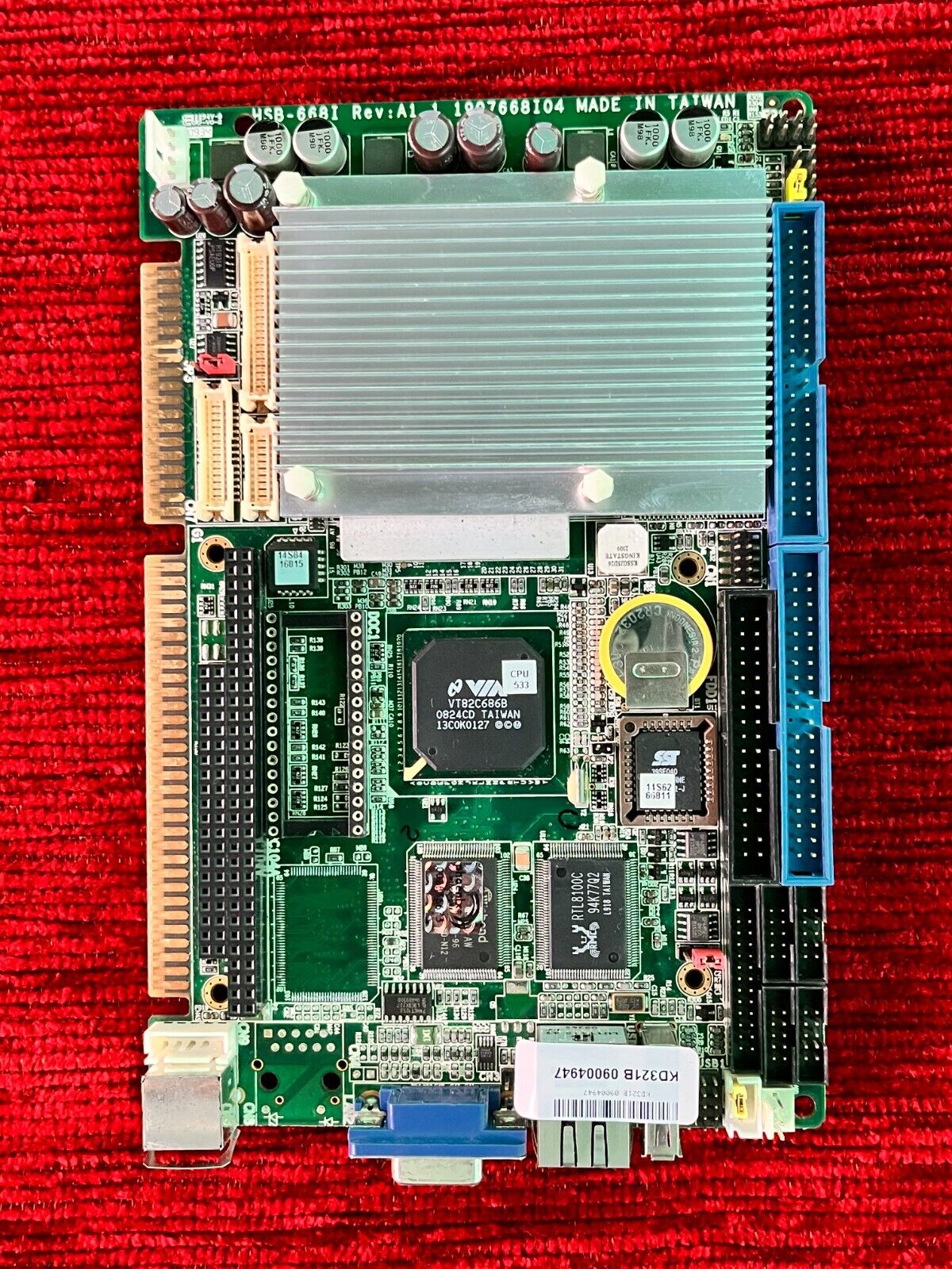 HSB-668I REV A1.1 1907668I04 / SACMI EWS600 INDUSTRIAL PC CPU CARD / HSB668I